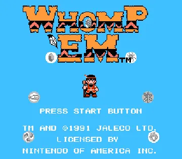 Whomp 'Em (USA) screen shot title